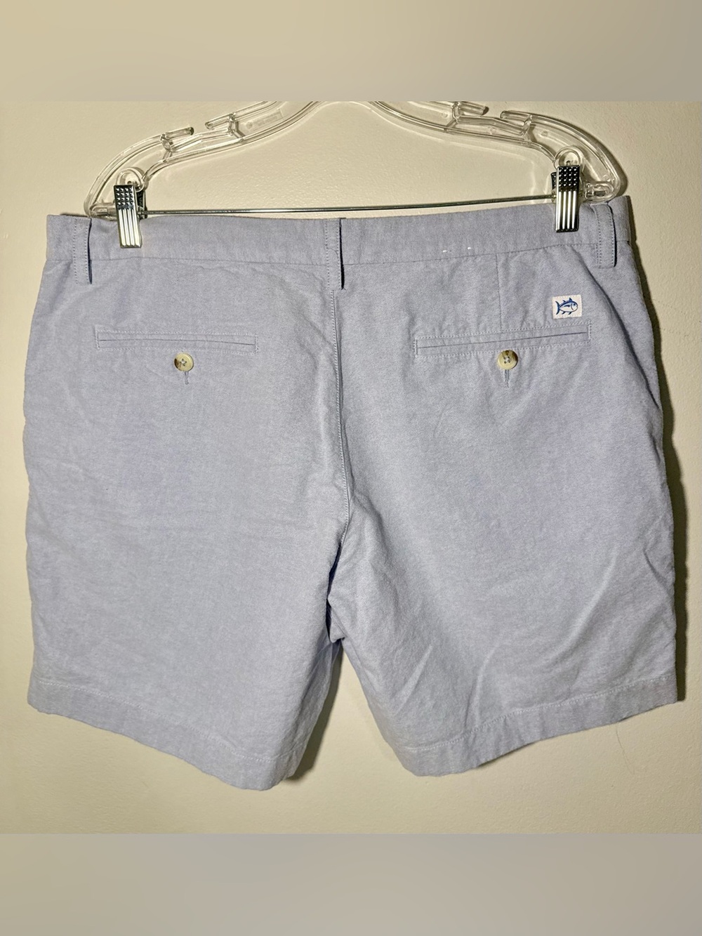 Southern Tide Light Blue Linen Men’s Shorts